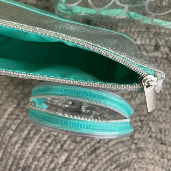 Set of 3 Beautiful Mermaid Bags for Beach Days/Makeup - Picture 8 of 11